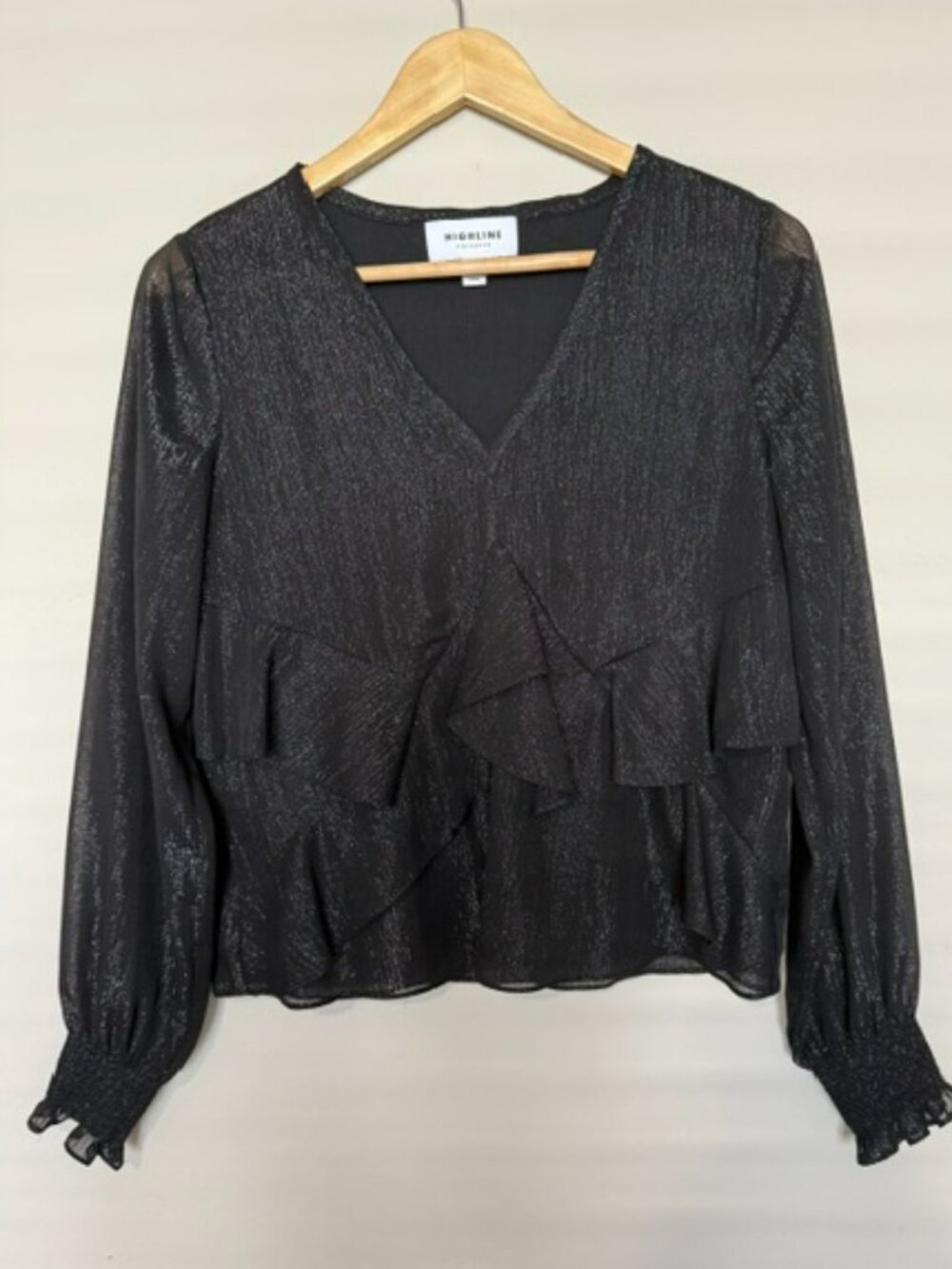 Highline Black blouse size S